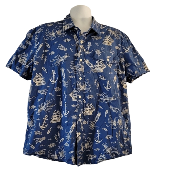 St. John's Bay Other - St. Johns Bay Nautical Button Front Shirt XL